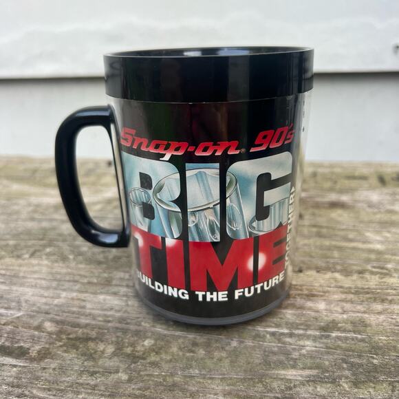 90s Snap-on ThermoServ Big Time Building The Future Together Mug Cup Made In USA - Picture 2 of 4